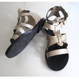 Flat Sandals Size 6 Gold Color  David Isaac IVY NWT 🆕